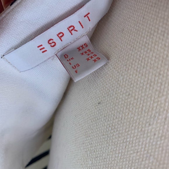 Esprit- 100% Cotton embroidered stripes dress - Picture 9 of 10